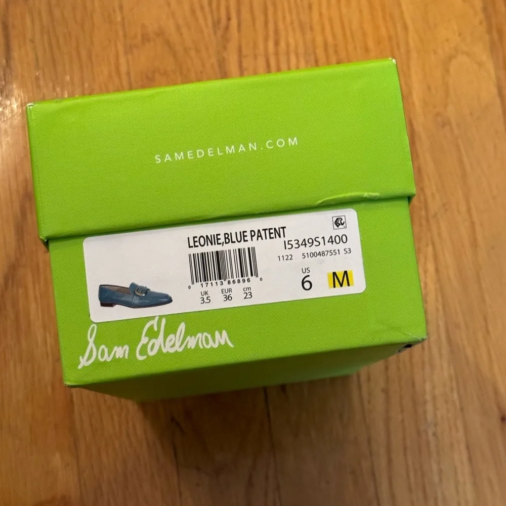 SAM EDELMAN Leonie Buckle Faux Patent Leather Loafers - Women’s Size 6 - New - Picture 4 of 10